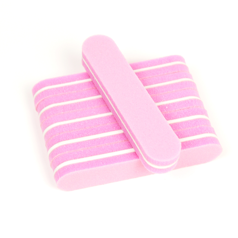 Double Sided Sandpaper Mini Nail File Durable 100/180 Grit Sponge Nail Buffers for Acrylic Nails