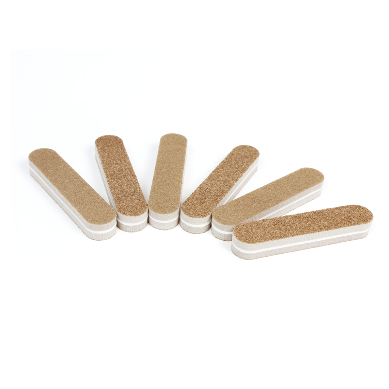 Nail File Supplies Double Sided Emery Board Nail File 100/180 Grit Mini Nail File Grey