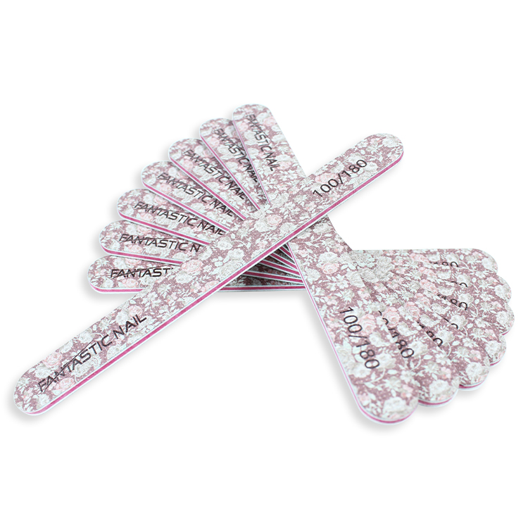 Customized Printed Pattern Nail File Washable Sunshine Nail File 100/180 Grit EVA Nail File