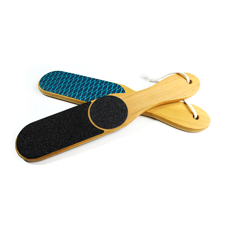 Professional Feet Exfoliating Durable Double Emery File Washable Wooden Foot File Callus Remove