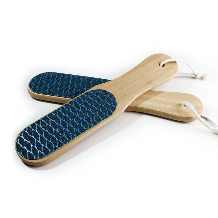 Professional Pedicure Tool Wooden Foot File Double Sided Sandpaper Foot File Callus Remover