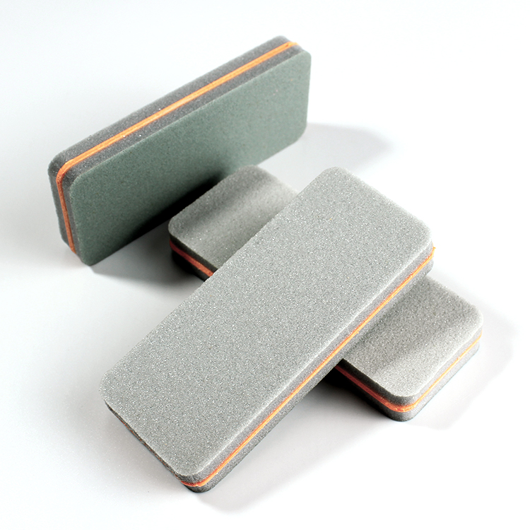 Square Nail Polishing Buffer Block 180 240 Grit Grey Sandpaper Nail Buffer Block Wholesale