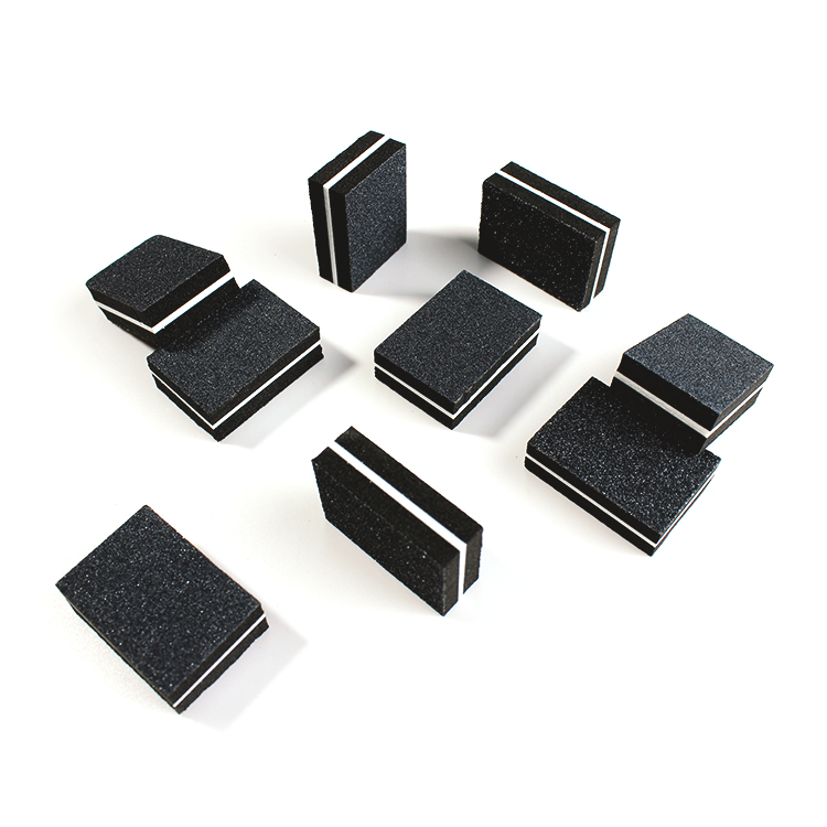 Wholesale Double Sided 100 180 Grit Black Nail Buffer File Washable Mini Nail Buffer Block Set